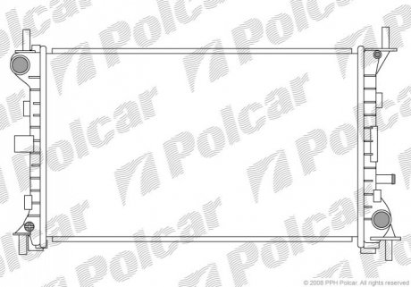 Радіатор охолодження Polcar 320108-3