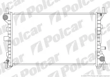 Радиатор охлаждения Polcar 320108-3