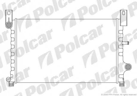 Радиатор охлаждения Polcar 320908-2