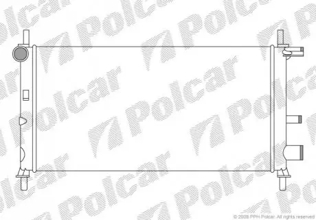 Радиатор охлаждения Polcar 321008A6