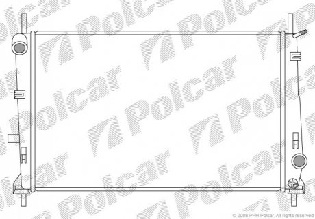 Радиатор охлаждения Polcar 321608-2 (фото 1)