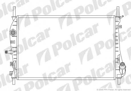 Радиатор охлаждения Polcar 321808-5