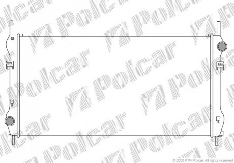 Радіатор охолодження Polcar 324708-2