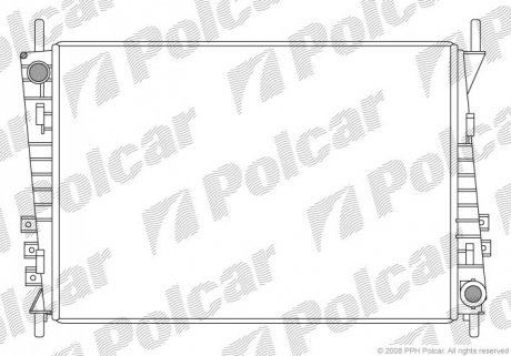 Радіатор охолодження Polcar 3710081X