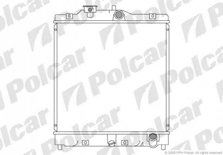 Радиатор охлаждения Polcar 380708-6 (фото 1)