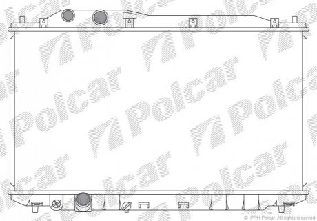 Радиатор охлаждения Polcar 382908-1 (фото 1)
