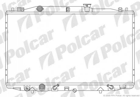 Радіатор охолодження Polcar 383308-4 (фото 1)