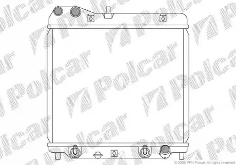 Радиатор охлаждения Polcar 383508-1