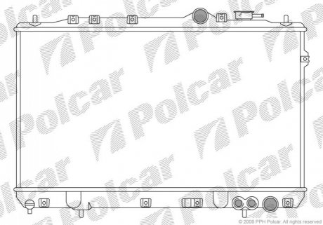 Радиатор охлаждения Polcar 401008 (фото 1)