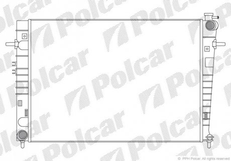 Радиатор охлаждения Polcar 4047082X