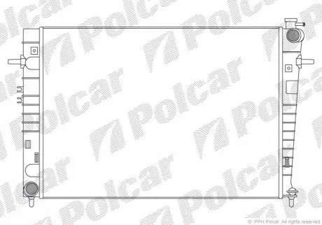 Радиатор охлаждения Polcar 4047082X