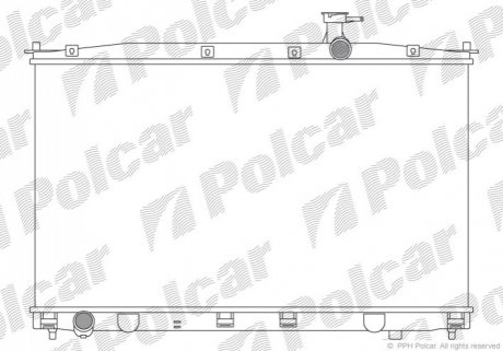 Радиатор охлаждения Polcar 4051082X (фото 1)