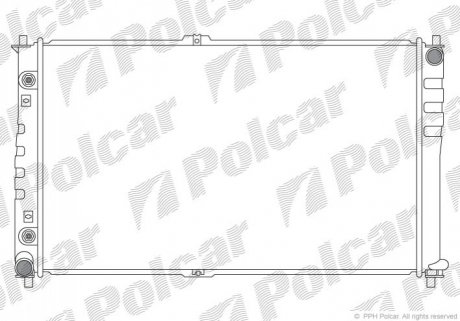 Радиатор охлаждения Polcar 4140084X