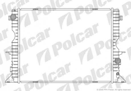 Радіатор охолодження Polcar 430708-1