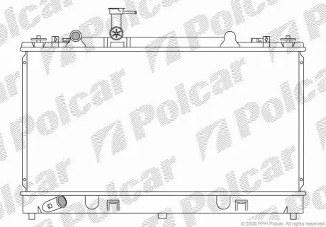 Радиатор охлаждения Polcar 451908-3