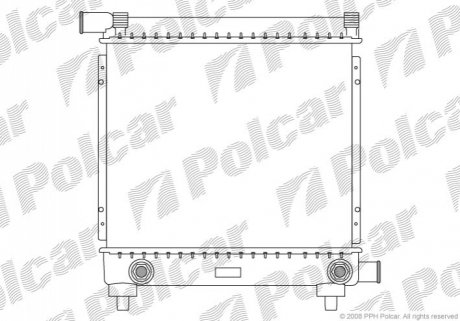 Радиатор охлаждения Polcar 500108-2