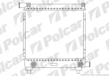 Радіатор охолодження Polcar 500108-2