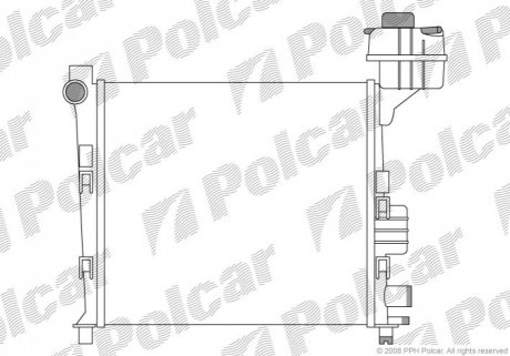 Радиатор охлаждения Polcar 5005082X