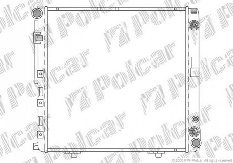 Радиатор охлаждения Polcar 501408-0 (фото 1)