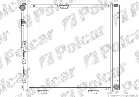 Радиатор охлаждения Polcar 50140806