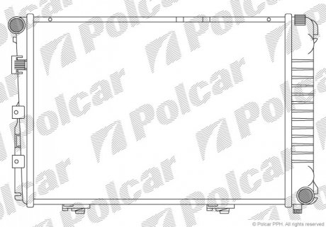 Радиатор охлаждения Polcar 501408-1