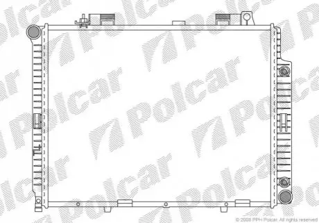 Фото радиатор охлаждения Polcar 501508-6 Радиатор охлаждения Polcar 501508-6