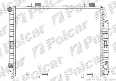 Радіатор охолодження Polcar 502108-2