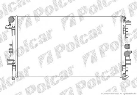 Радіатор охолодження Polcar 5040081X (фото 1)