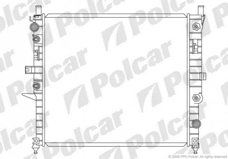 Радиатор охлаждения Polcar 504408-1
