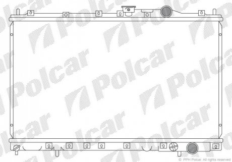 Радиатор охлаждения Polcar 521708-1 (фото 1)