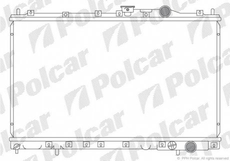 Радіатор охолодження Polcar 521708-3