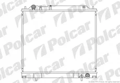 Радиатор охлаждения Polcar 525008-1