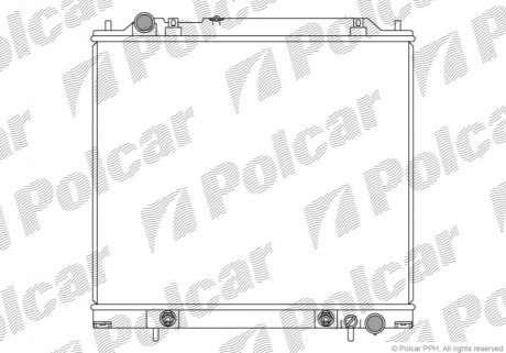 Радіатор охолодження Polcar 525008-3