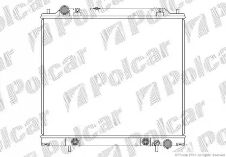 Радиатор охлаждения Polcar 525008-3