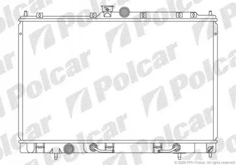 Радиатор охлаждения Polcar 526508-1
