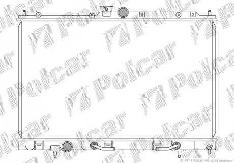 Радиатор охлаждения Polcar 526508-4 (фото 1)