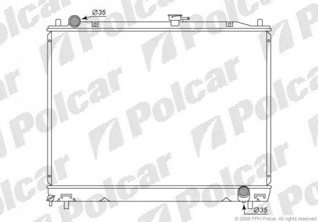 Радиатор охлаждения Polcar 5274081K (фото 1)