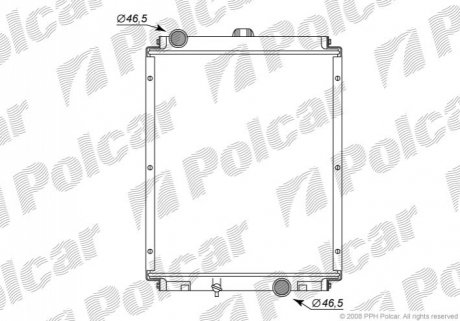 Радіатор охолодження Polcar 529508-1