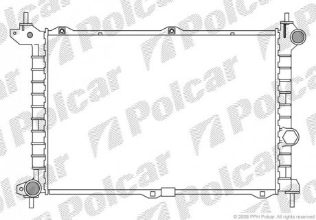 Радиатор охлаждения Polcar 550708-8 (фото 1)