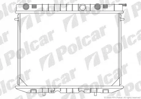 Радіатор охолодження Polcar 558008-1