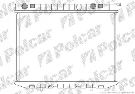Радіатор охолодження Polcar 558008-5
