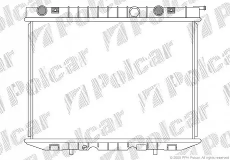 Радиатор охлаждения Polcar 558008-5