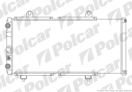 Радиатор охлаждения Polcar 570108A2
