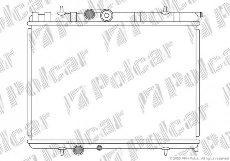 Радиатор охлаждения Polcar 571008-2