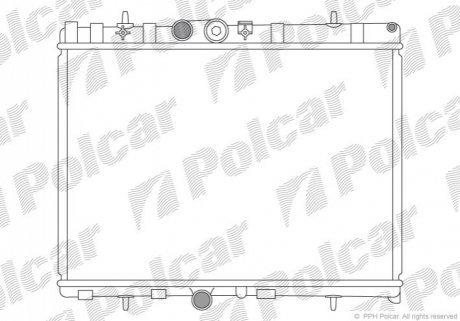 Радіатор охолодження Polcar 572408-2