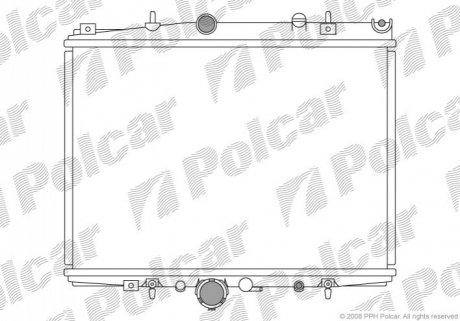 Радіатор охолодження Polcar 576608-1