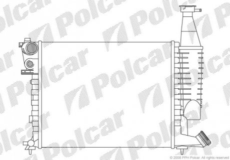 Радіатор охолодження Polcar 579008-1 (фото 1)