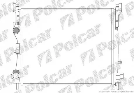 Радиатор охлаждения Polcar 601608A2