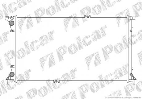 Радіатор охолодження Polcar 602608-4 (фото 1)