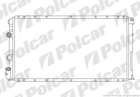 Радиатор охлаждения Polcar 604108-3
